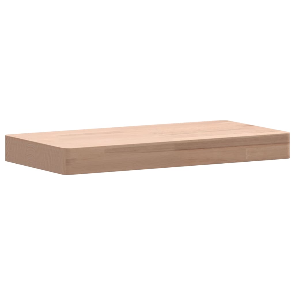 Wall Shelf 40x20x4 cm Solid Wood Beech