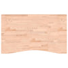 Desk Top 100x(55-60)x2.5 cm Solid Wood Beech