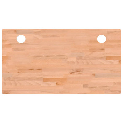 Desk Top 110x60x1.5 cm Solid Wood Beech
