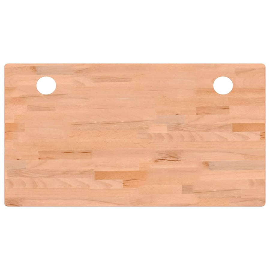 Desk Top 110x60x1.5 cm Solid Wood Beech