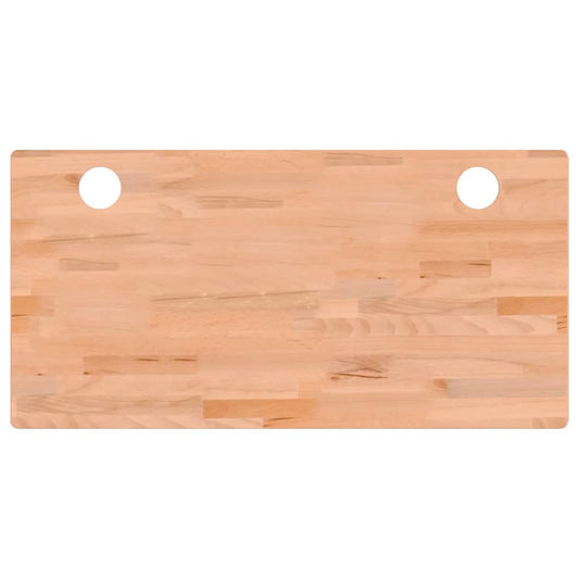 Desk Top 110x55x2.5 cm Solid Wood Beech