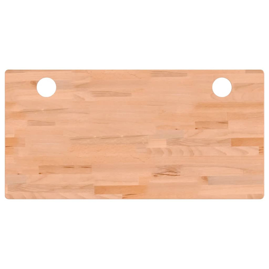 Desk Top 110x55x2.5 cm Solid Wood Beech