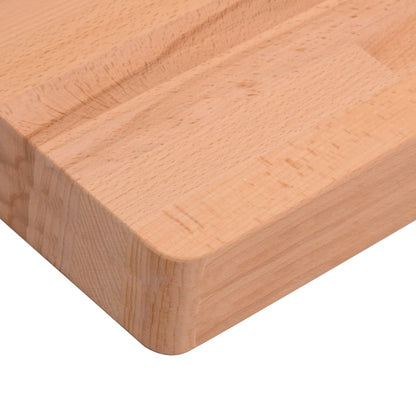 Desk Top 100x50x4 cm Solid Wood Beech