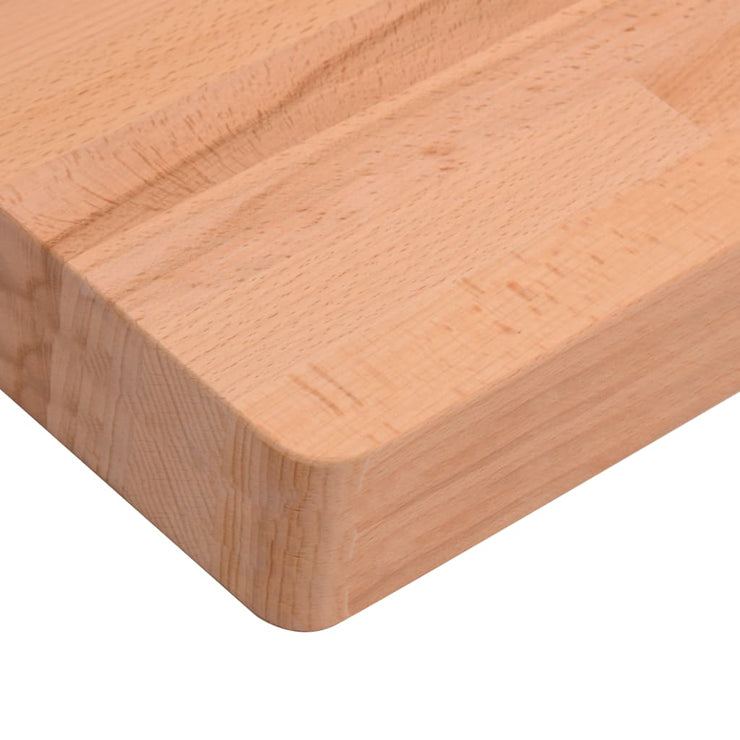 Desk Top 100x50x4 cm Solid Wood Beech