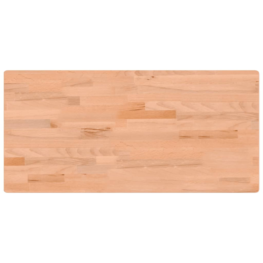 Desk Top 115x55x2.5 cm Solid Wood Beech