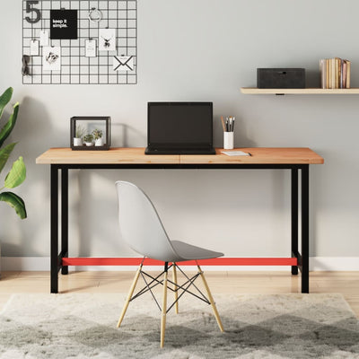 Desk Top 150x55x2.5 cm Solid Wood Beech