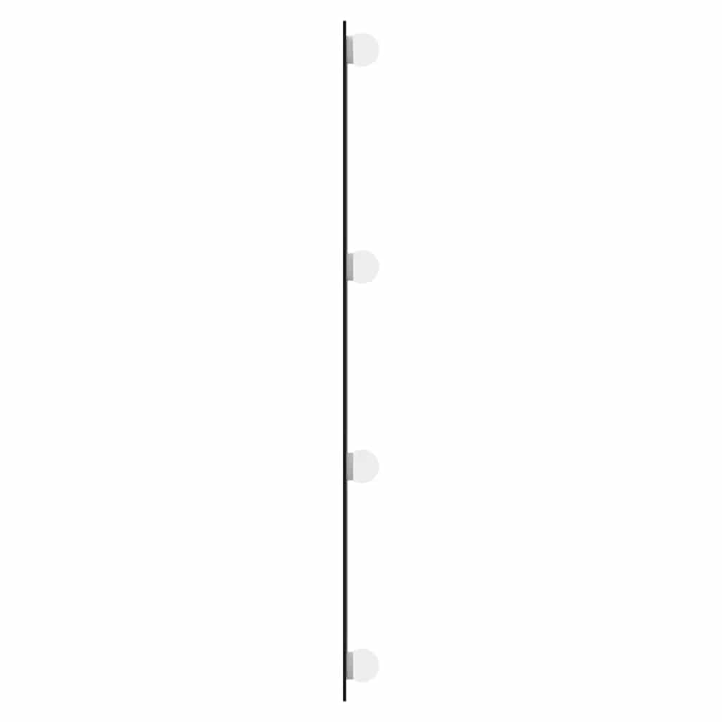 Wall Mirror with LED Lights 40x80 cm Glass Rectangle