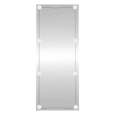 Wall Mirror with LED Lights 40x100 cm Glass Rectangle