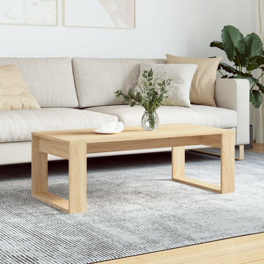 Coffee Table | Sonoma oak | Engineered wood | 102 x 50 x 35 cm