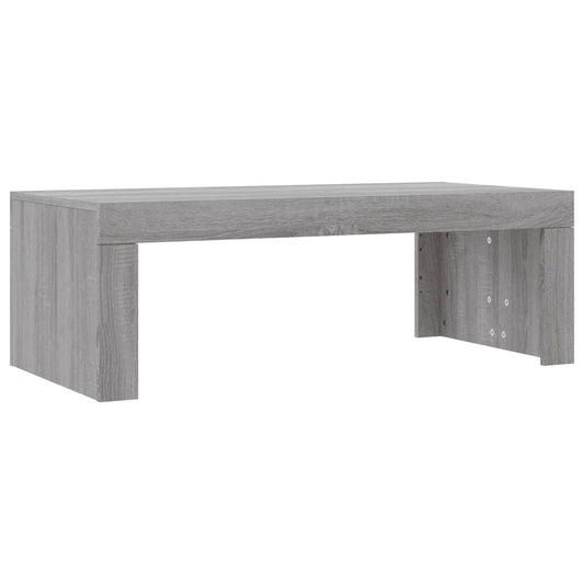 Coffee Table | Grey sonoma | Engineered wood | 102x50x36 cm | Modern