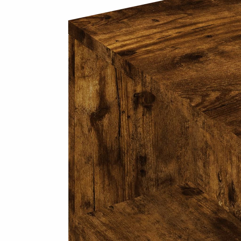 TV Cabinet Smoked Oak 102x34.5x43 cm Engineered Wood