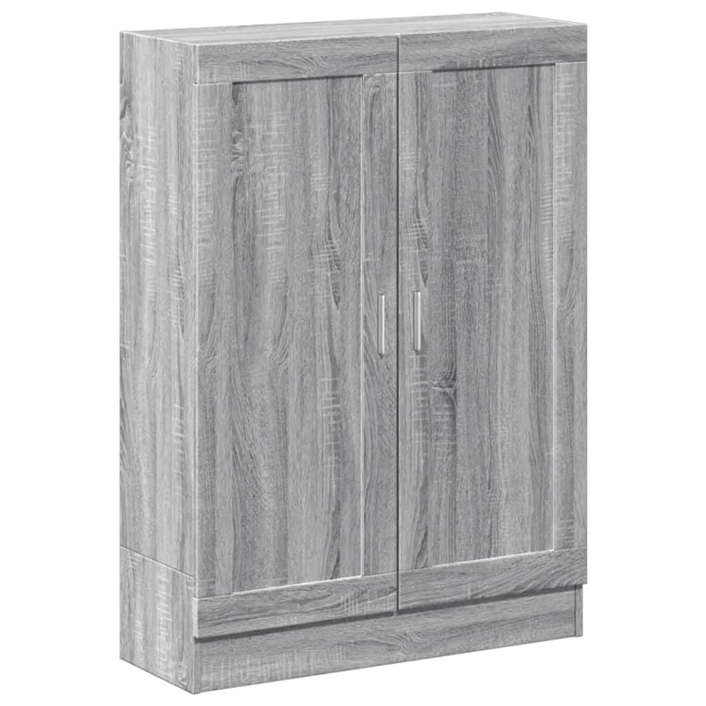 Book Cabinet Grey Sonoma 82,5x30,5x115 cm Engineered Wood