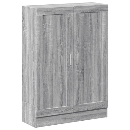 Book Cabinet Grey Sonoma 82,5x30,5x115 cm Engineered Wood