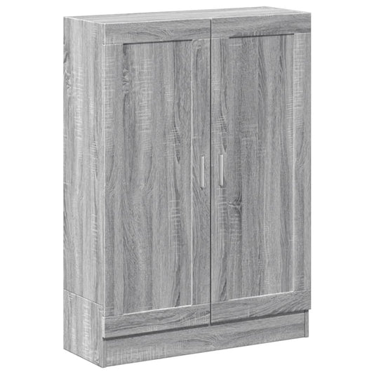 Book Cabinet Grey Sonoma 82,5x30,5x115 cm Engineered Wood