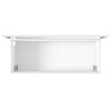 Bathroom Cabinet with Mirror White Engineered Wood