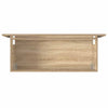 Bathroom Cabinet with Mirror Sonoma Oak Engineered Wood