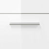 Bathroom Cabinet with Mirror High Gloss White Engineered Wood