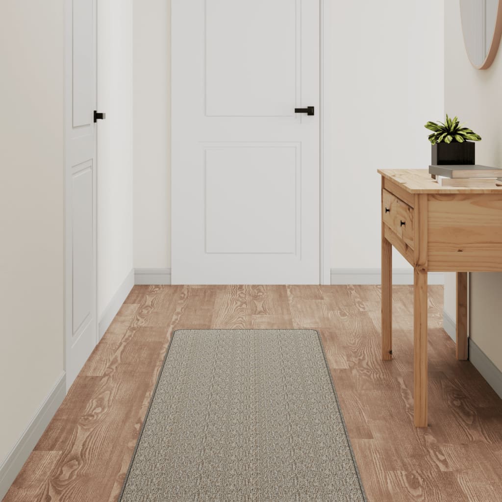 Carpet Runner Sisal Look Platina 50x200 cm