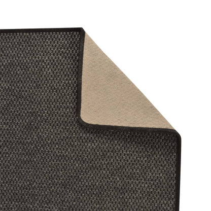 Carpet Runner Sisal Look Anthracite 80x250 cm