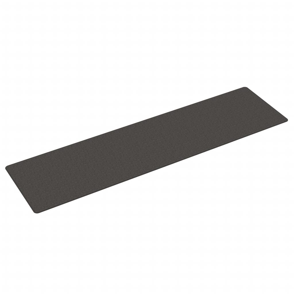 Carpet Runner Sisal Look Anthracite 80x300 cm