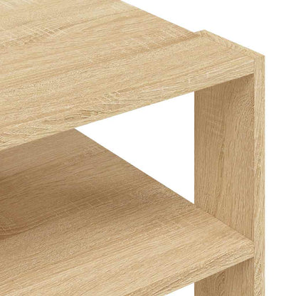 Coffee Table Sonoma Oak 58x58x40 cm Engineered Wood