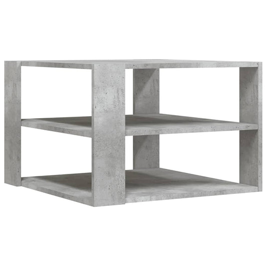 Coffee Table Concrete Grey 58x58x40 cm Engineered Wood