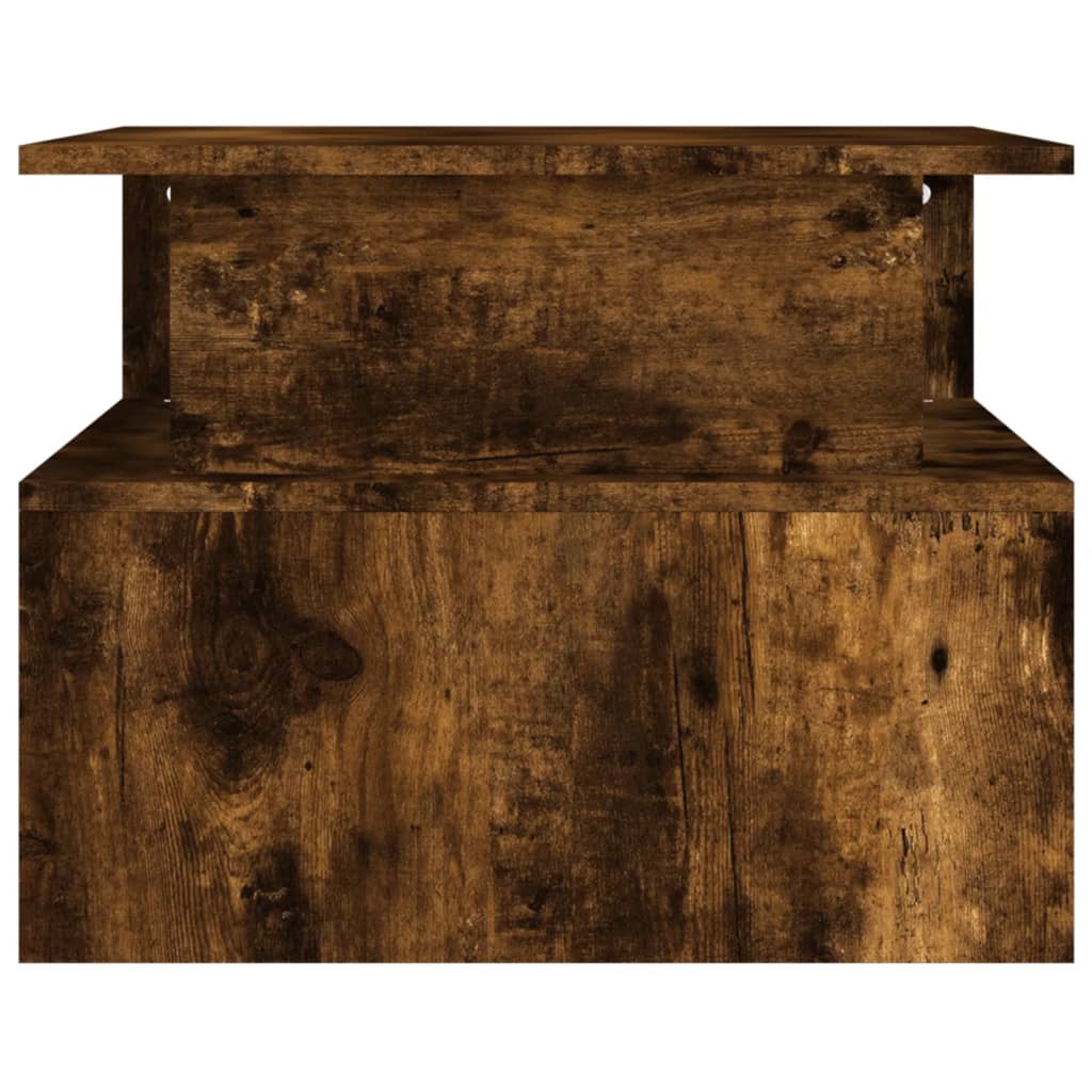 Coffee Table Smoked Oak 90x55x42.5 cm Engineered Wood