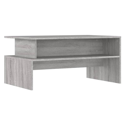 Coffee Table Grey Sonoma 90x55x42.5 cm Engineered Wood