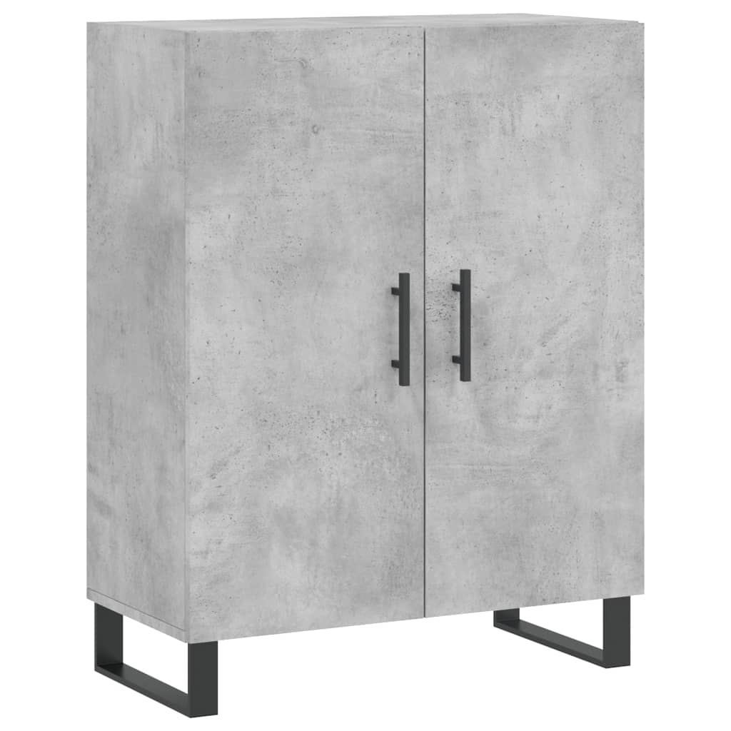 Highboard | Concrete grey | Engineered wood, metal | 69.5x34x180 cm