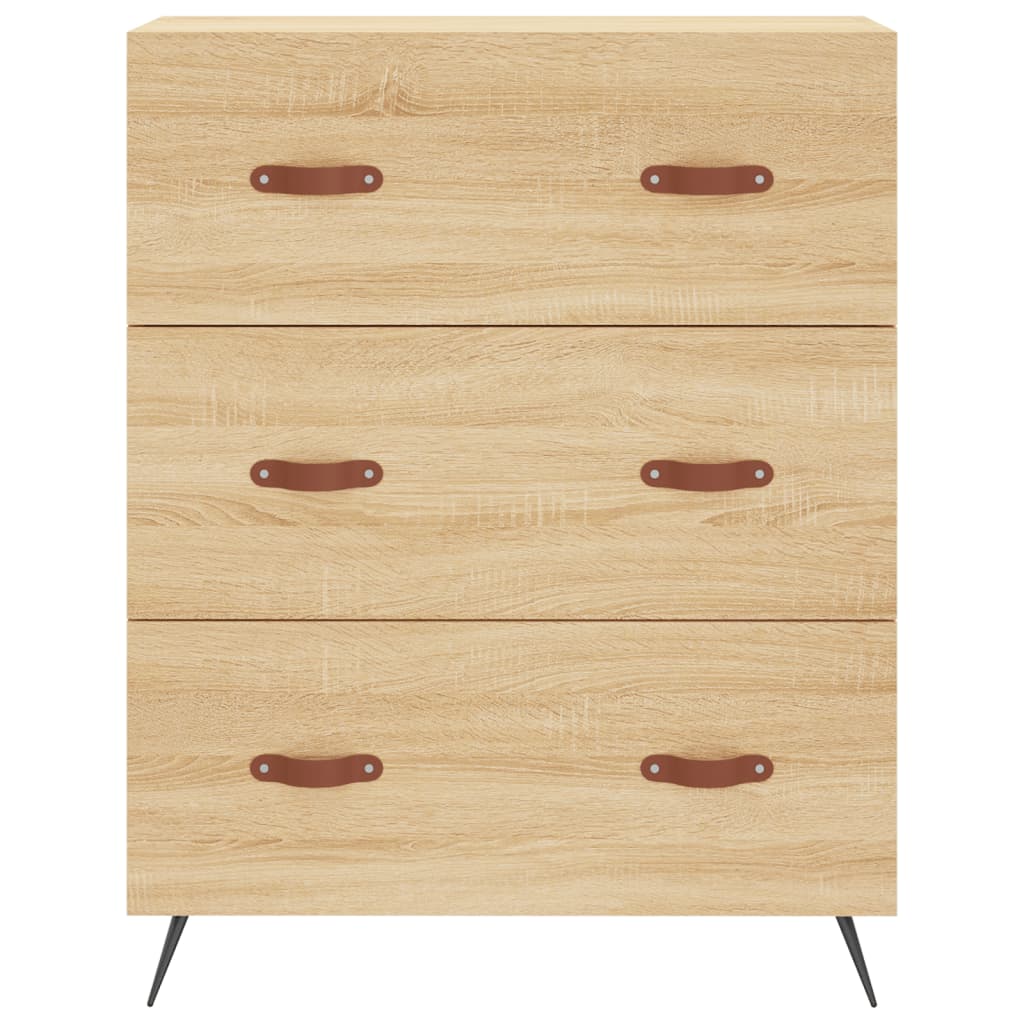 Highboard Sonoma Oak 69,5x34x180 cm Engineered Wood
