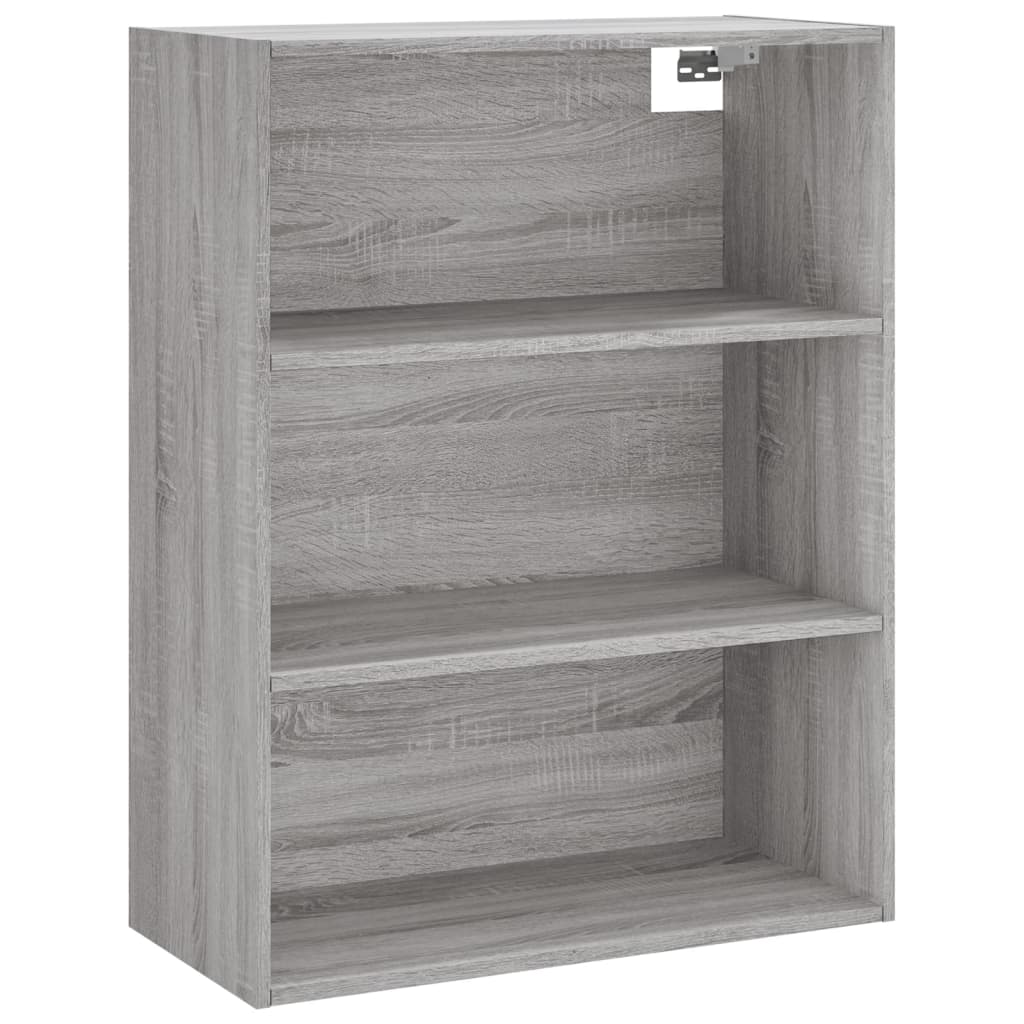 Highboard Grey Sonoma 69,5x34x180 cm Engineered Wood
