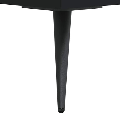 Highboard Black 69,5x34x180 cm Engineered Wood