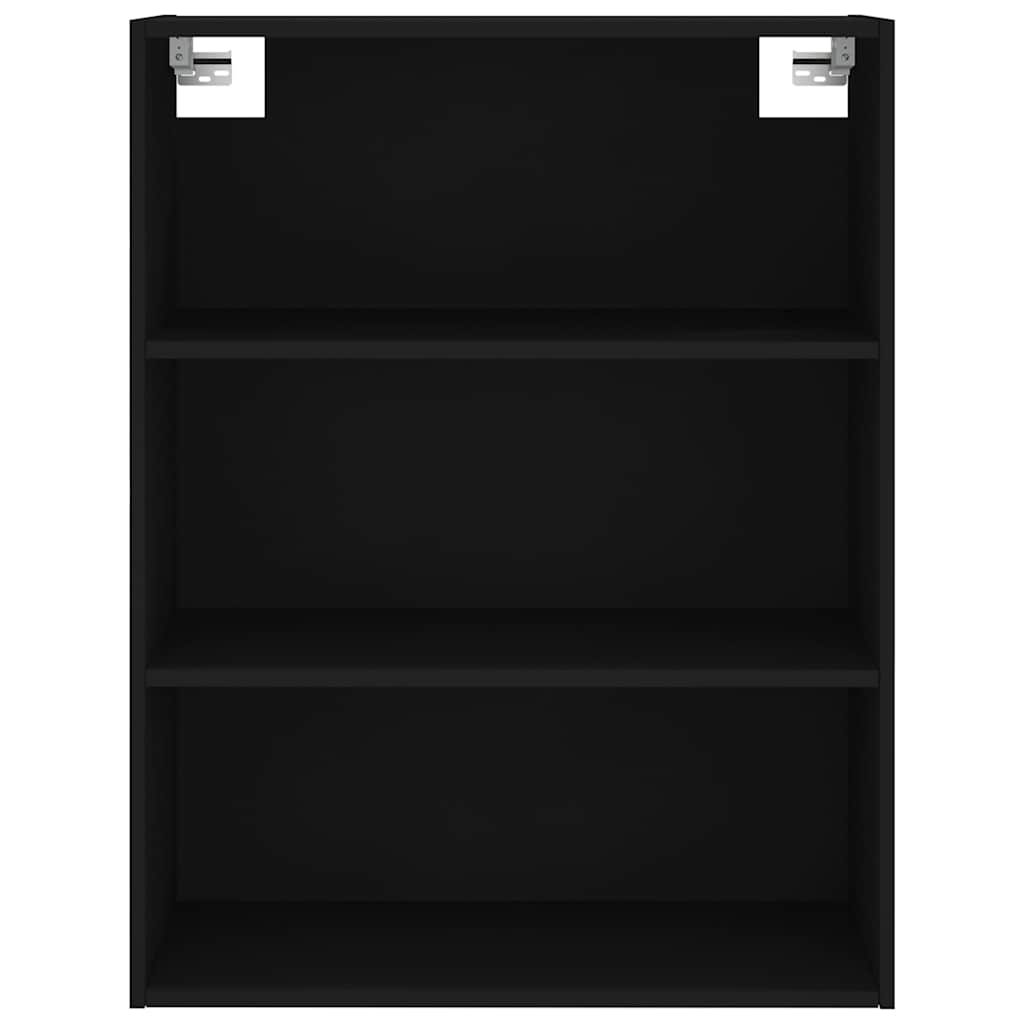 Highboard Black 69,5x34x180 cm Engineered Wood