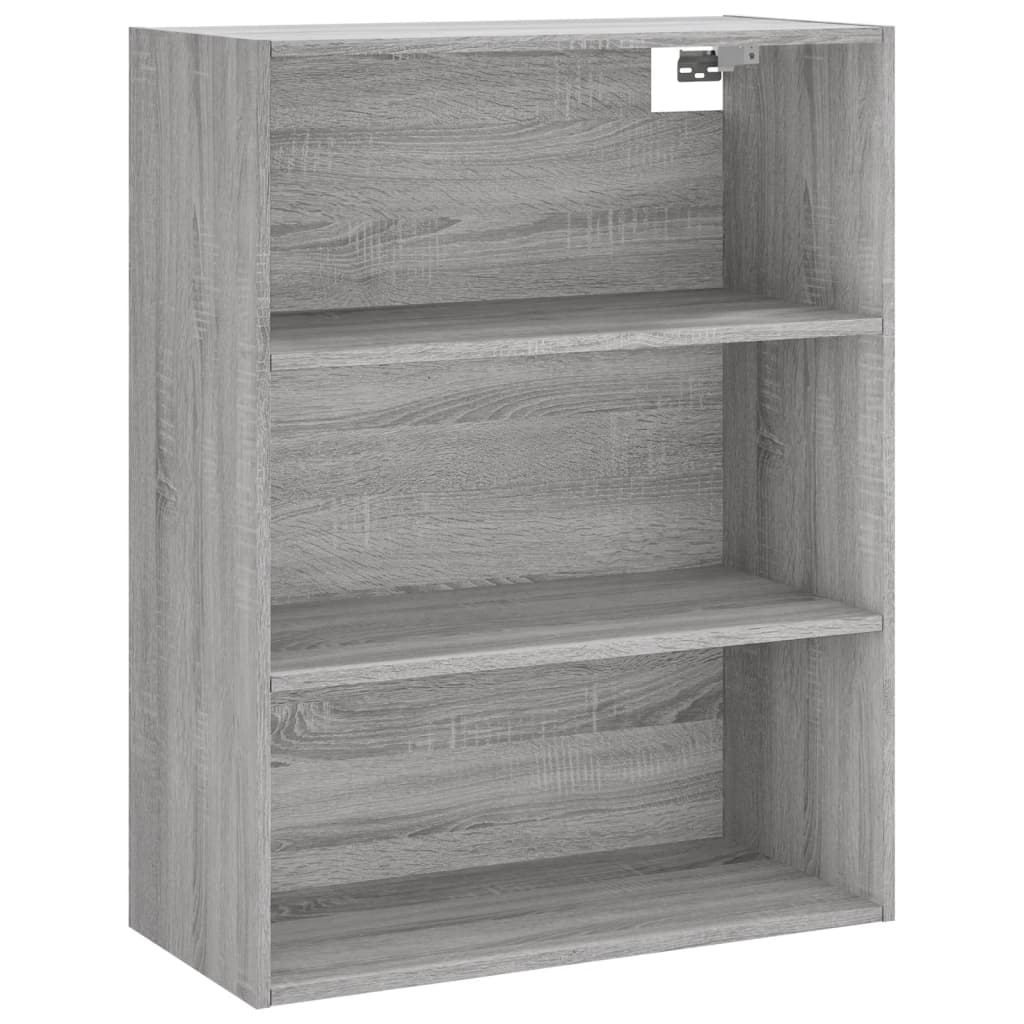 Highboard Grey Sonoma 69,5x34x180 cm Engineered Wood