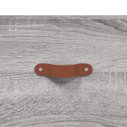 Highboard Grey Sonoma 69,5x34x180 cm Engineered Wood