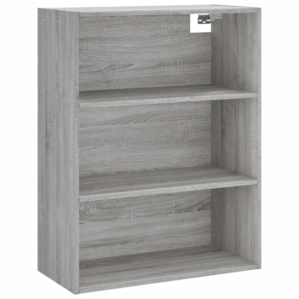 Highboard Grey Sonoma 69,5x34x180 cm Engineered Wood