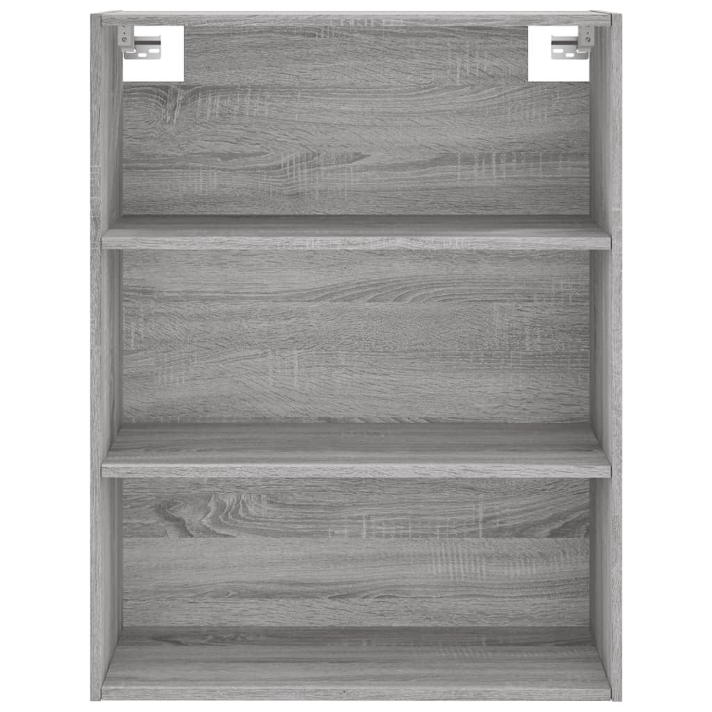 Highboard Grey Sonoma 69,5x34x180 cm Engineered Wood