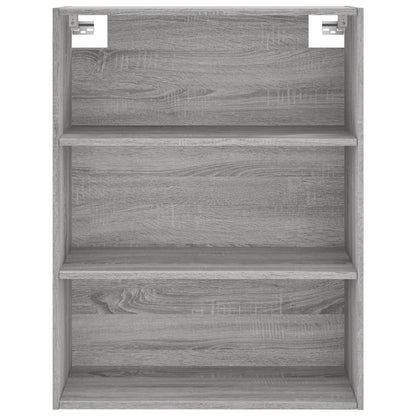 Highboard Grey Sonoma 69,5x34x180 cm Engineered Wood