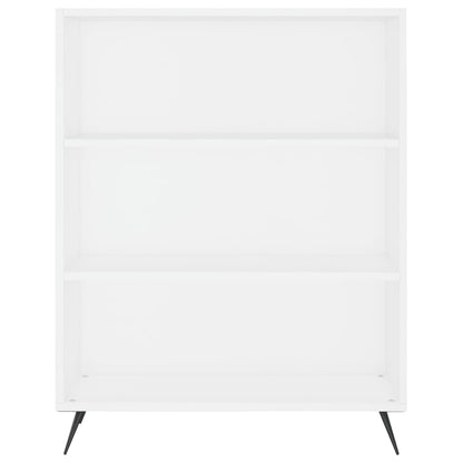 Highboard White 69,5x32,5x180 cm Engineered Wood