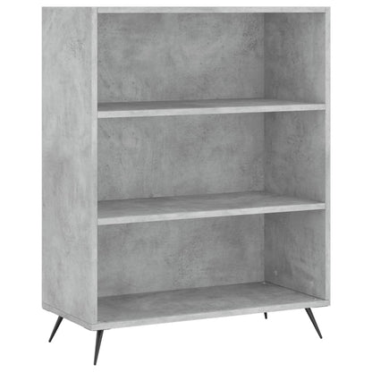 Highboard Concrete Grey 69,5x32,5x180 cm Engineered Wood