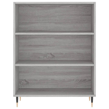 Highboard Grey Sonoma 69,5x32,5x180 cm Engineered Wood