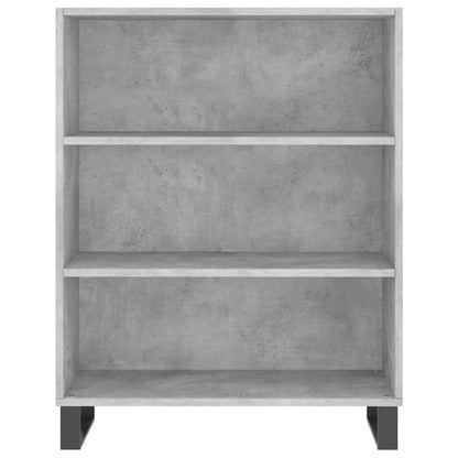 Highboard Concrete Grey 69.5x32.5x180 cm Engineered Wood