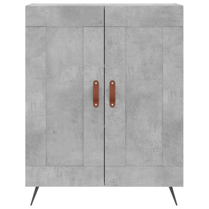 Highboard Concrete Grey 69,5x34x180 cm Engineered Wood