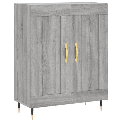 Highboard Grey Sonoma 69,5x34x180 cm Engineered Wood