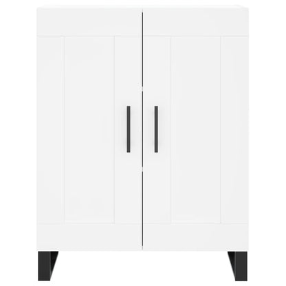 Highboard White 69.5x34x180 cm Engineered Wood