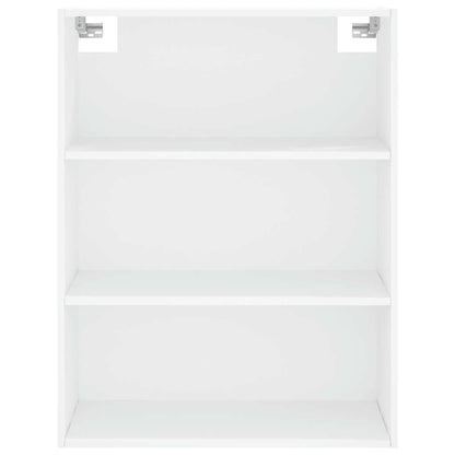 Highboard White 69,5x34x180 cm Engineered Wood