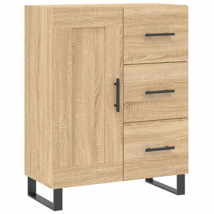 Highboard Sonoma Oak 69.5x34x180 cm Engineered Wood