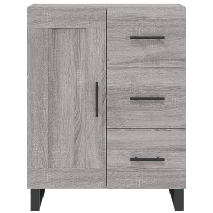 Highboard Grey Sonoma 69,5x34x180 cm Engineered Wood