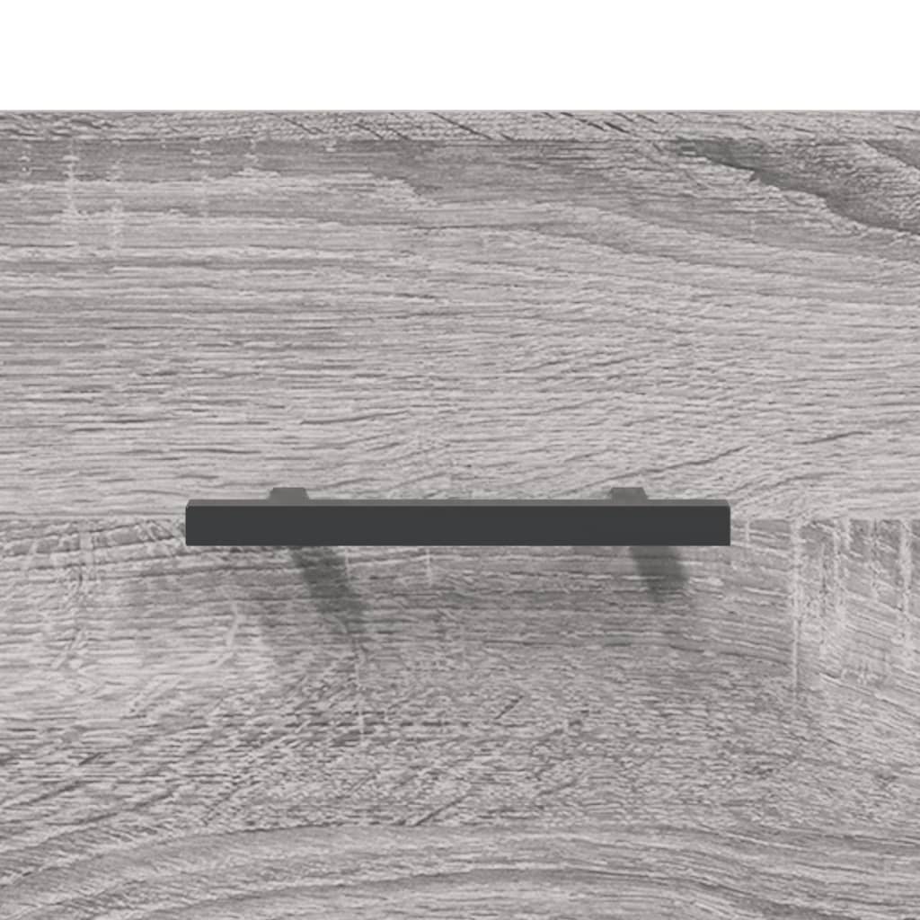 Highboard Grey Sonoma 69,5x34x180 cm Engineered Wood