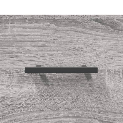 Highboard Grey Sonoma 69,5x34x180 cm Engineered Wood